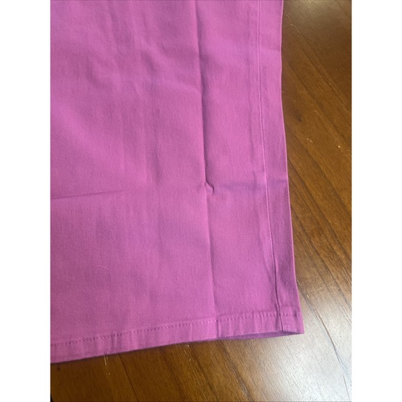D&Co Pants Womens Size 2X Elastic Waist Straight Leg Purple - Picture 2 of 5